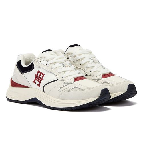 Tommy Hilfiger Modern Preppy Baskets Blanches/Rwb Pour Femmes - 39