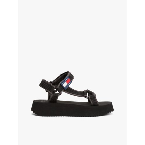 Sandales Compenses En Toile Crantes Tjw Eva Sandal/Black - 39