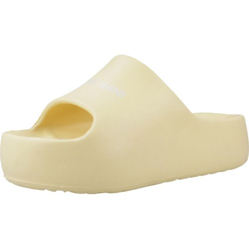 Tommy Jeans Tjw Chunky Flatform Slid Colour Jaune