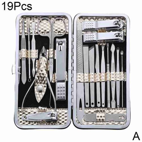 Tondeuse  Ongles 19 Pices/Ensemble, Ensemble De Pinces  Couper, Peau Morte Unique, Manucure, Rainure  Ongles, Outil De Pdicure, Inflammation, U0y3