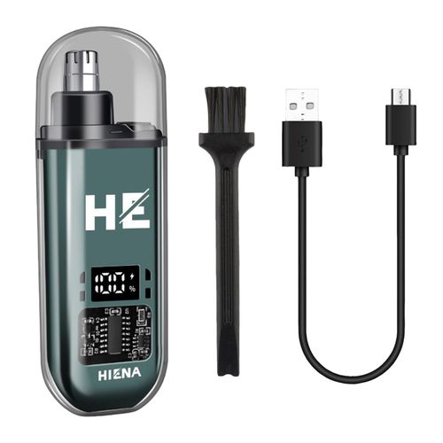 Tondeuse lectrique Portable Pour Le Nez Et Les Oreilles,Rasoir Sans Fil Hiena,Mini Tondeuse  Sourcils De Poche Pour Hommes,Rechargeable Par Usb - Type Bleu
