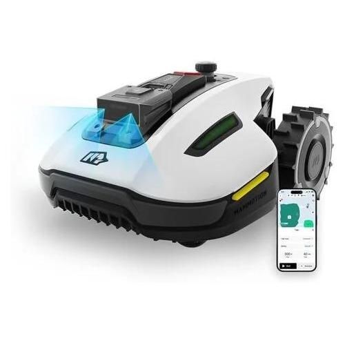 Tondeuse Robot Mammotion Yuka Mini 600, Netrtk+Vision, Aucune Antenne Rtk Requise, Recommand 600 M, Max. 800 M, Pente  50%, Cartographie Automatique, Coupe 20-60 Mm H, Avec Module 4g