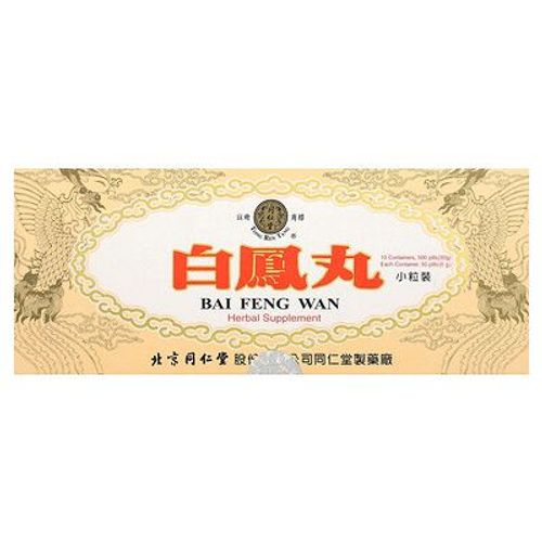 Tong Ren Tang, Bai Feng Wan, 10 Contenants, 50 Comprims (5 G) Chacun