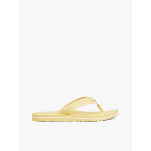 Tongs  Bride En Toile  Logo Ton Sur Ton Hilfiger Webbing Beach Sandal/Meringue - 40