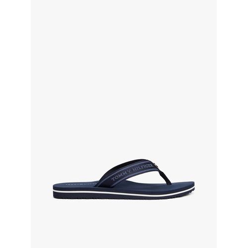 Tongs  Bride En Toile  Logo Ton Sur Ton Hilfiger Webbing Beach Sandal/Space Blue - 39