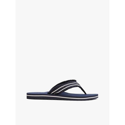 Tongs  Bride En Toile Et Monogramme Th Th Webbing Beach Sandal/Space Blue - 42