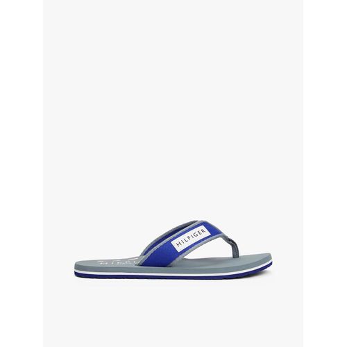 Tongs  Brides En Toile Et cusson Patch Hilfiger Beach Sandal/Overcast Grey - 41