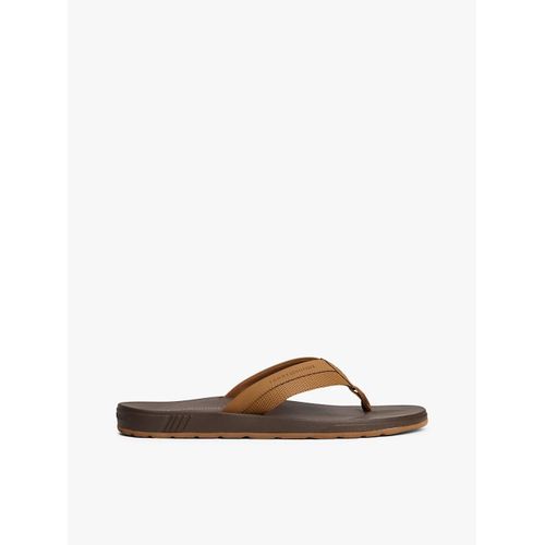 Tongs  Logo Et Textures Contrastes Molded Hilfiger Beach Sandal/Desert Khaki - 42