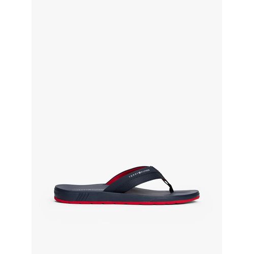 Tongs  Logo Et Textures Contrastes Molded Hilfiger Beach Sandal/Navy Blue - 42