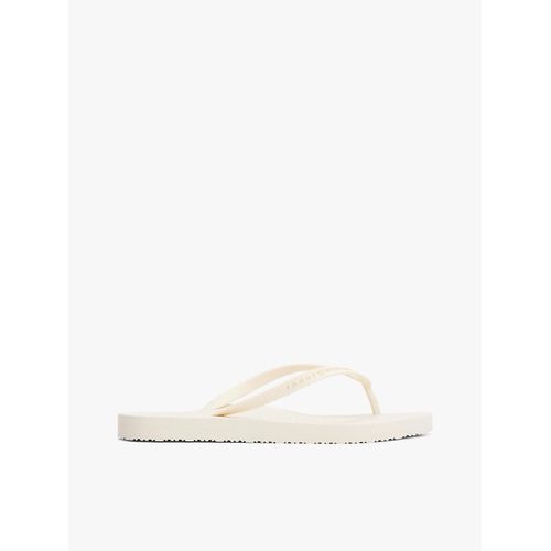 Tongs  Logo Textur Hilfiger Strap Beach Sandal/Ivory Petal - 40