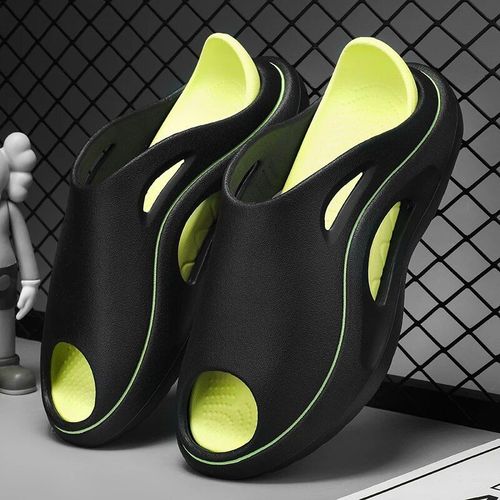 Tongs  Semelle Souple Pour Hommes,Pantoufles Hohome,Toboggans Oligincentr,Sandales D't Non Ald,Plate-Forme Optique,Mode,2023