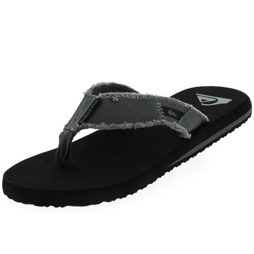 Tongs Claquettes Quiksilver Monkey Abyss Grsblk Tong Gris Clair 17978-47