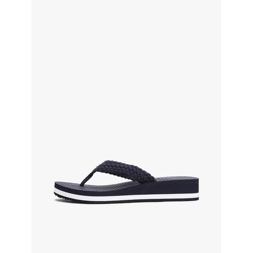 Tongs Compenses  Monogramme Th Th Crochet Mid Beach Sandal/Space Blue - 40