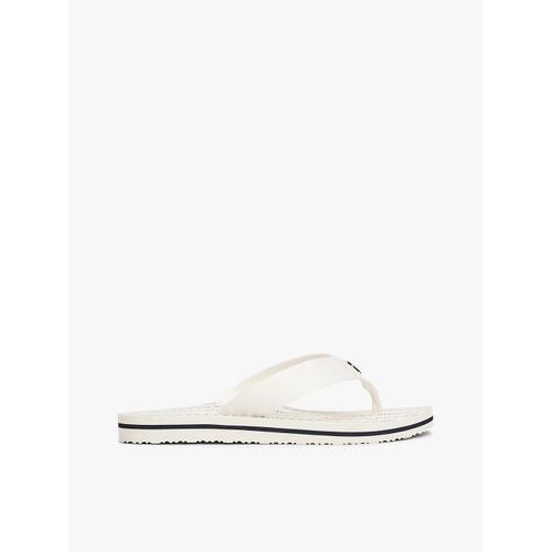 Tongs En Toile  Monogramme Th Th Chain Print Beach Sandal/Ivory - 41