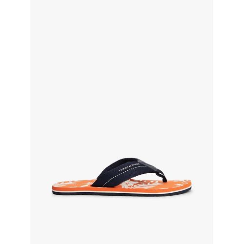 Tongs En Toile  Motif Hilfiger Flw Print Beach Sandal/Navy Blue - 41