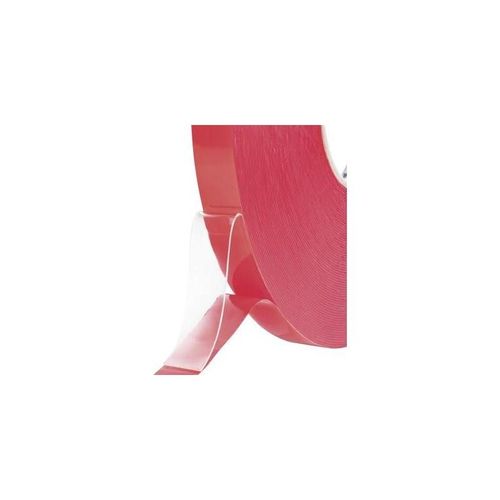 TOOLCRAFT Doppelseitiges Klebeband Transparent (L x B) 50 m x 25 mm Acryl Inhalt: 1 Rolle(n)