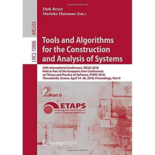 Tools And Algorithms For The Construction And Analysis Of Systems   de Dirk Beyer  Format Broch 
