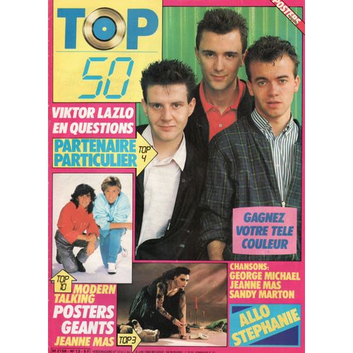 Top 50 / 13-06-1986 N13 : Stphanie De Monaco (2p) - George Michael (1p) - Viktor Lazlo (2p)