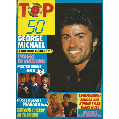 Top 50 21/07/1986 George Michael, Wham, Yves Bigot, Al Corley, Corynne Charby, Bonnie Tyler, Diana Ross, Images, Marc Lavoine, Regina, Serge Guirao, Martin Dumas, Bibie, Laurent Morain, Sandra Kim
