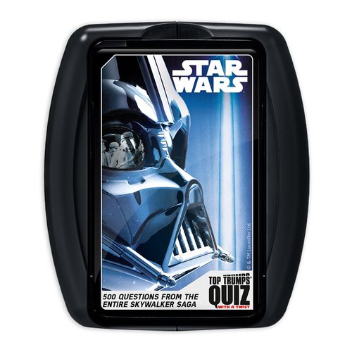 Top Trumps Wm01405-En1-6 Quiz dition Anglaise Battle It Out To See Who Is The Ultimate Star Wars Grat Family Fans For 8 Ans Et Plus Noir