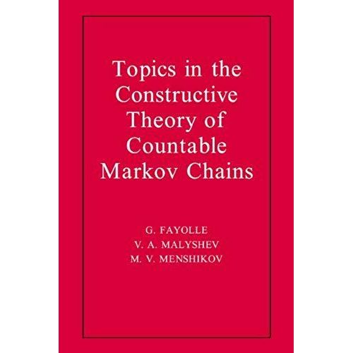 Topics In The Constructive Theory Of Countable Markov Chains    Format Broch 