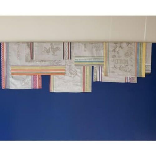 Torchon Coton Jacquard Miel 50x70 Jaune (204 - Miel)
