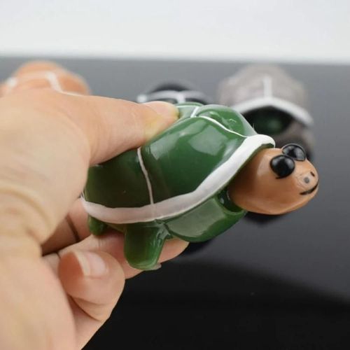 Tortue tlescopique Squeeze Toy-Dcompression adulte Fun,vert fonc vert fonc