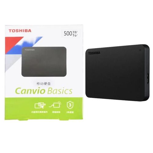 Toshiba A3 mise  niveau noir Canvio Base disque dur externe, USB 3.0 mcanique Disco Rigido Preto pour ordinateur de bureau-A3-500GB