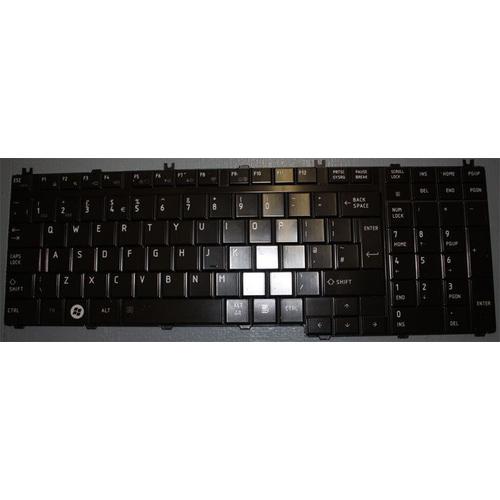 Toshiba Qosmio X300-11s Glossy Black Uk Clavier Pour Ordinateur Portable (Pc) De Remplacement (Key120)