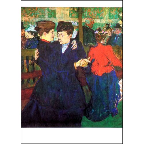 Toulouse-Lautrec Henri Lot 4 Cartes Postales Tableaux Peinture