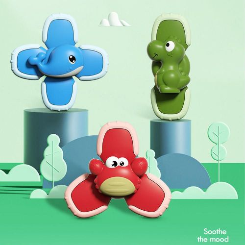 Toupie  Ventouse Pour Bb, Jouet De Bain Pour Enfant En Bas ge, Apprentissage Et ducation Prcoce, Puzzle, Jouets Fidget Classiques