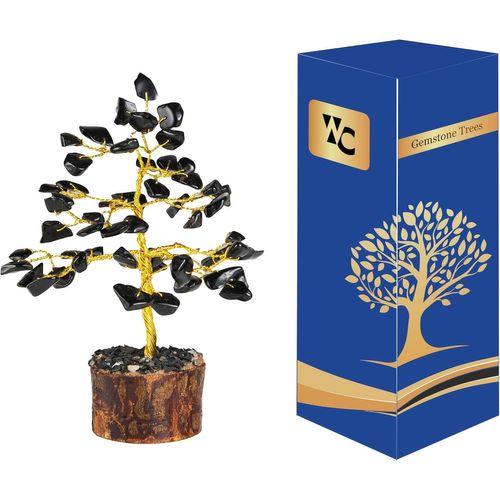 Tourmaline Noire - Arbre Chakra De La Vie - Arbre En Cristal - nergie Positive - Fait  La Main Porte-Bonheur - Gurison - Chakra - Cadeau De Prosprit - Dcoration Feng Shui -[Kit6504325]