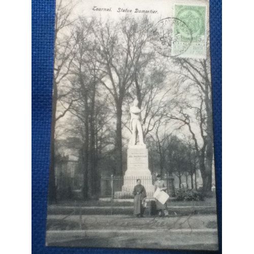 Tournai - Statue Dumortier - Carte crite En 1906. Timbre Ct Vue.