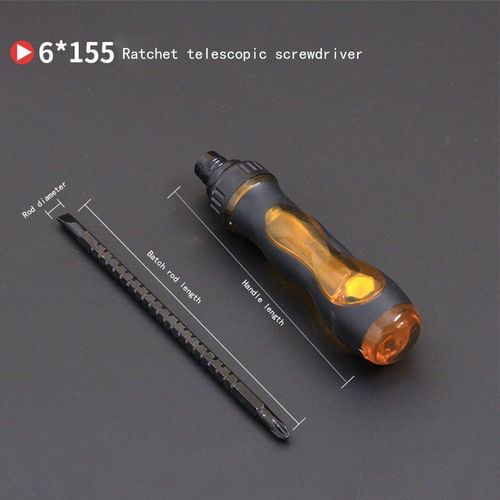 Tournevis Phillips  Fente Tlescopique, Jeu De Tournevis Rglables, Cl  Cliquet, Douille, Outils Manuels De Rparation 1 Pice