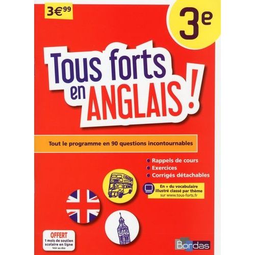 Tous Forts En Anglais ! 3e   de Azoulay Catherine  Format Broch 