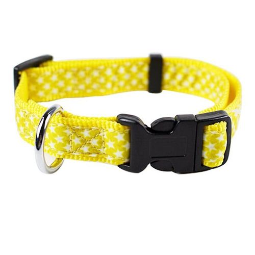 Tous Les Colliers De Cl?Ture Lectriques Pour Chiens Sont Compatibles Avec Une Sangle De Remplacement Robuste - Rose  Pois S Jaune