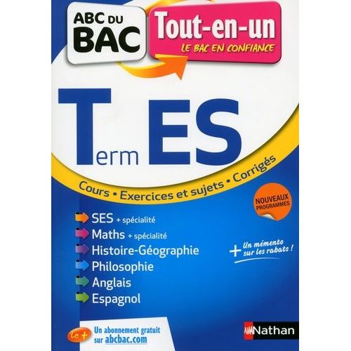Tout En Un Tle Es   de Chouly Delphine de  Format Beau livre 