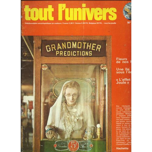 Tout L'univers 1974, Burne Hogarth, Rites tranges Et Superstitions, Histoire De L'iran, L'ampoule lectrique, L'espadon Escrimeur Des Mers Chaudes, Fleurs De Nos Haies, Une le Sous L'equateur N 130