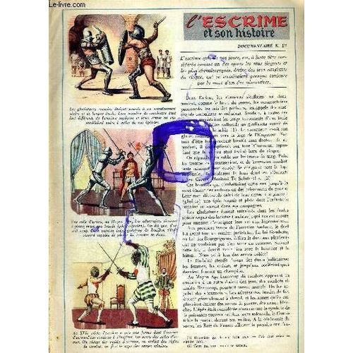 Tout L'univers - Documentation N12 - L'escrime Et Son Histoire - Histoire De L'humanite - Les Ancetres - Documentaire N13   de COLLECTIF