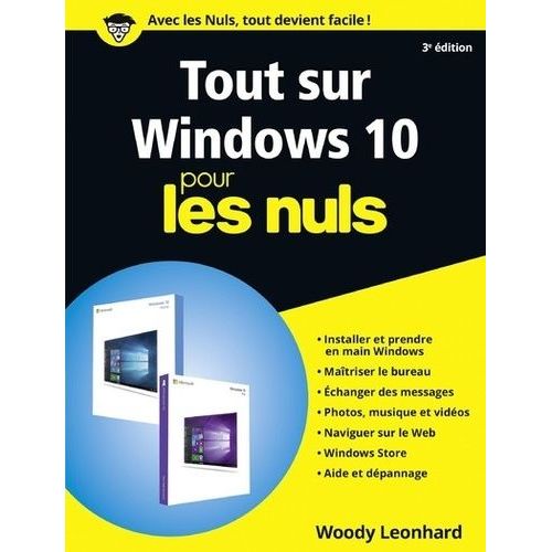 Tout Sur Windows 10 Pour Les Nuls    Format Grand Format 