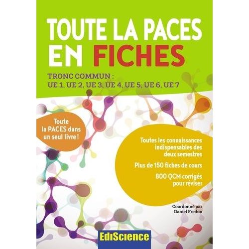Toute La Paces En Fiches - Tronc Commun : Ue1, Ue2, Ue3, Ue4, Ue5, Ue6, Ue7    Format Grand Format 