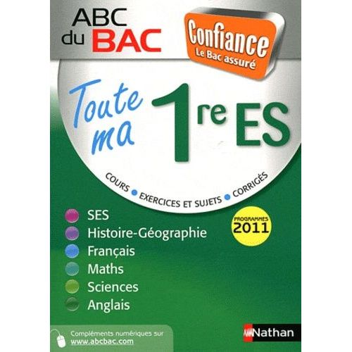 Toute Ma 1e Es - Programmes 2011   de Chouly Delphine de  Format Broch 