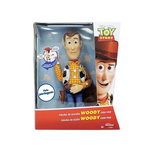 Toy Story ? Woody Avec Voix Portugues Figurine lectronique, Multicolore (Bizak, S.A. 61234071)