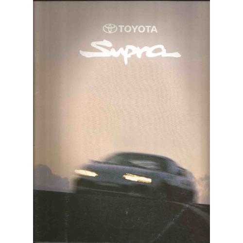 Toyota Supra Depliant 23 Pages  1993