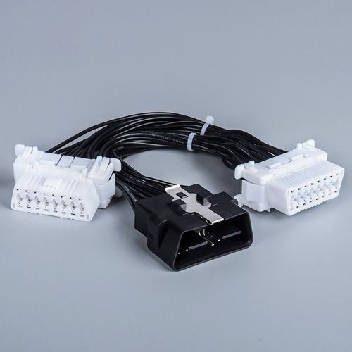 Toyota Voiture Obd2 Harnais Obd Interface Extended One - In - Two Ligne De Conversion Convient  L'utilisation De Plusieurs Appareils