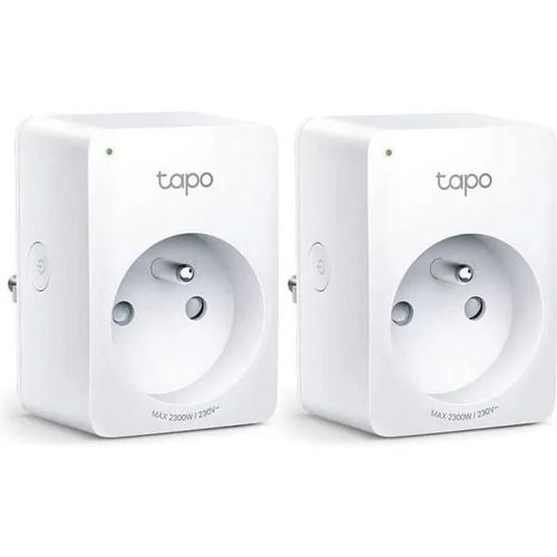 Tp-Link Tapo Prise Connecte Wifi, Compatible Avec Alexa Et Google Home, Commande Vocale, Contrler  Distance, Tapo P100(2-Pack)
