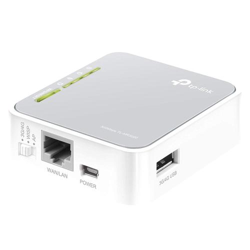 TP-Link Routeur 150Mbps Wi-Fi N, 1 Port USB 2.0, 1 Port Ethernet, Port USB pour cl 3G/4G (TL-MR3020)