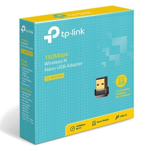 TP-LINK TL-WN725N Nano USB WiFi Adapter 150Mbps Connectivit sans fil simplifie
