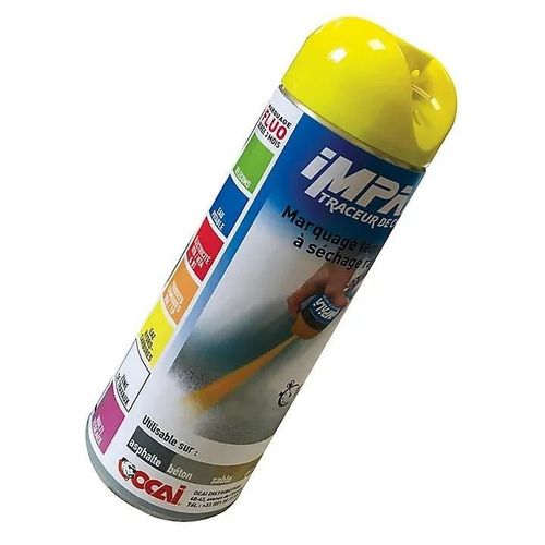 Traceur De Chantier Ocai Jaune Forte Luminescente