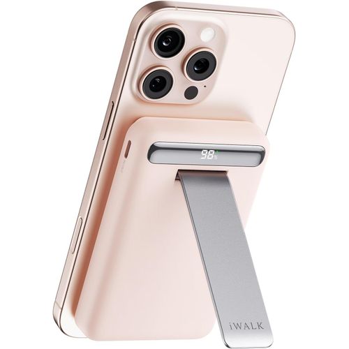 Trahoo-Power Bank Sans Fil MagnTique 10000mah Certifi Qi2, Charge Rapide 15w, Support RGlable, Affichage Led, Compatible Iphone 16/15/14/13/12 Pro/Pro Max/Plus/Mini